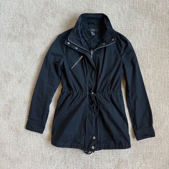 Forever 21 Black Utility Jacket - Picture 1 of 6